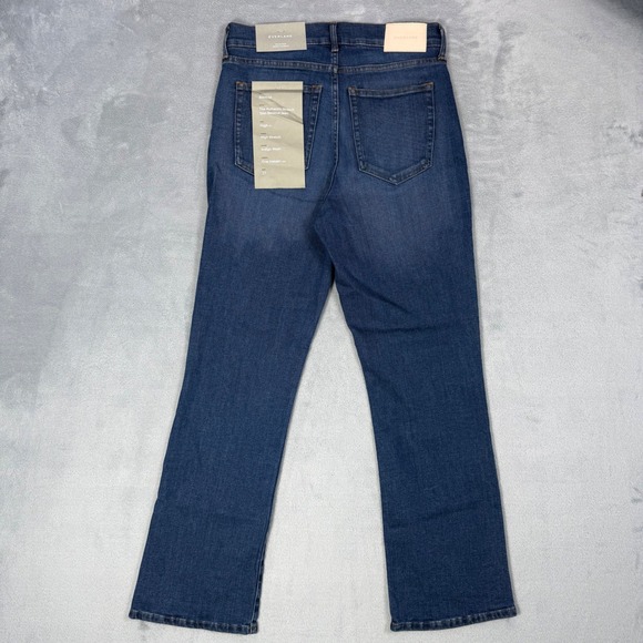 Everlane Women'The Authentic Stretch Slim Bootcut Jeana Indigo Wash Size 27 - Picture 7 of 11